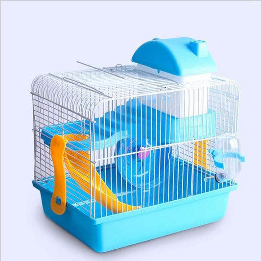 Manufacturers Sell Hamster Cages, Hamsters, Crystal Castles, Hamster Cages, Double-Layer Villa Supplies, Toys, Five Colors Optional