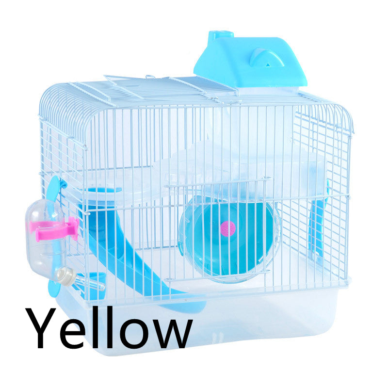 Manufacturers Sell Hamster Cages, Hamsters, Crystal Castles, Hamster Cages, Double-Layer Villa Supplies, Toys, Five Colors Optional