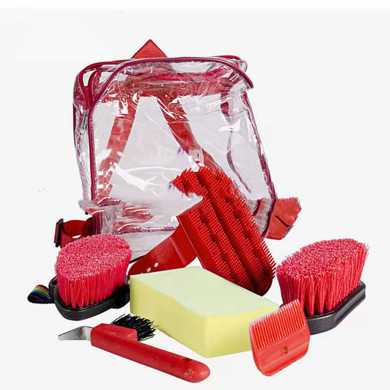 Set 6 Pieces Horse Brush Stables For Cleaning
