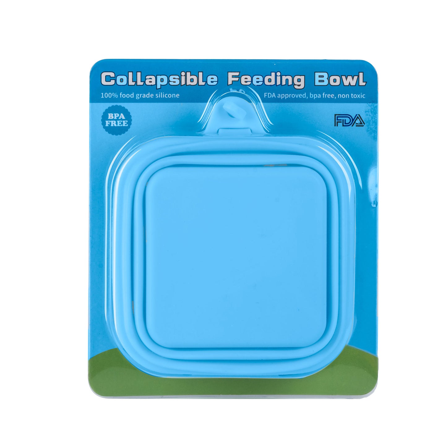 Foldable Bowl Dish For Dogs Cat Outdoor Collapsible Silicone Food Water Feeding