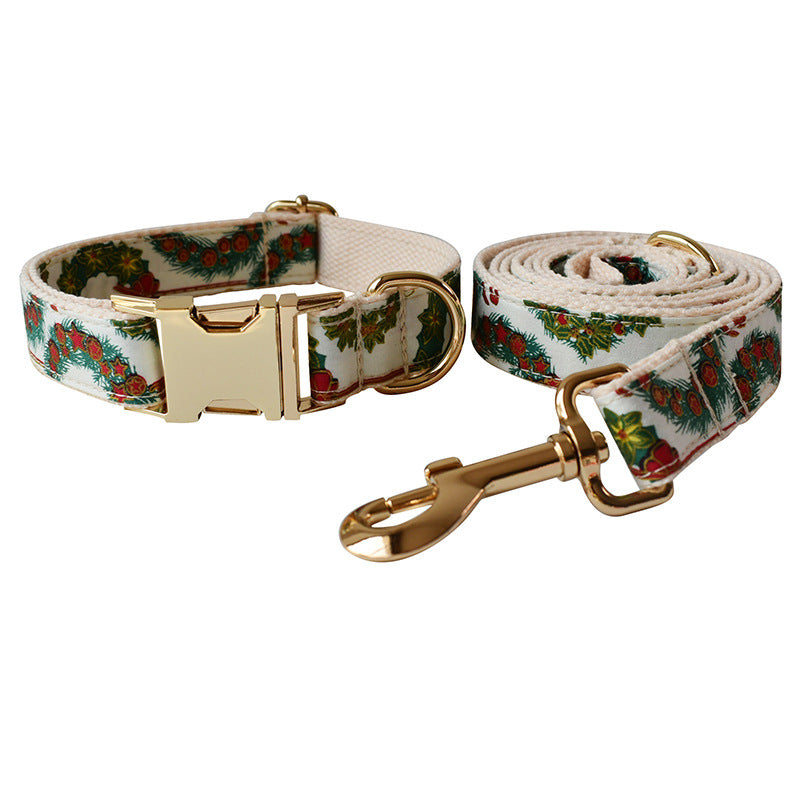 Butterfly Knot Metal Buckle Collar Pet Products