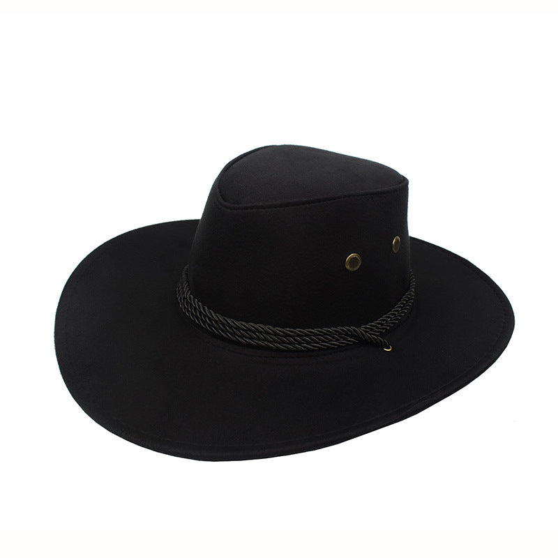 Cowboy Hat Spring And Summer Outdoor Sun Hat Men's Horse Riding Beach Hat