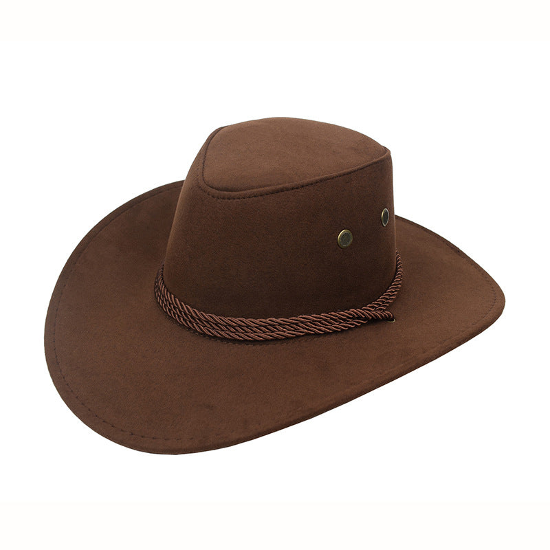 Cowboy Hat Spring And Summer Outdoor Sun Hat Men's Horse Riding Beach Hat